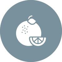 Mandarin Vector Icon