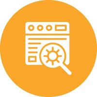 Website Bug Vector Icon
