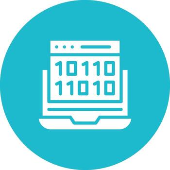 Binary Code Vector Icon