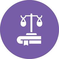 Law Scale Vector Icon