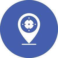 Target Location Vector Icon