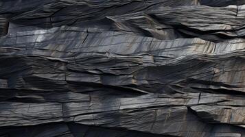 AI generated Shale Stone Background photo