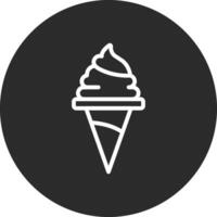 icono de vector de helado