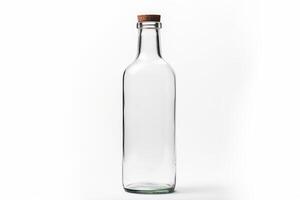 AI generated Bottle isolated white background photo