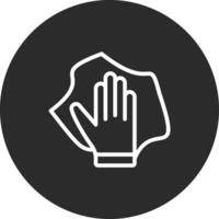 Wipe with Hand Vector Icon