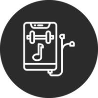 Gym Music Vector Icon