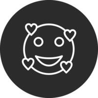 Smiling Face with Heart Eyes Vector Icon