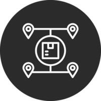 Parcels Distribution Vector Icon