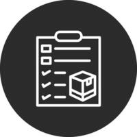 Parcels Checklist Vector Icon