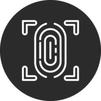 Fingerprint Scanner Vector Icon