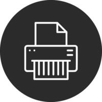 Paper Shredder Vector Icon