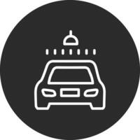 icono de vector de lavado de autos