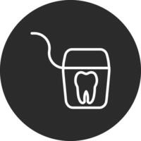 dental seda floja vector icono