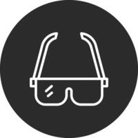 científico lentes vector icono