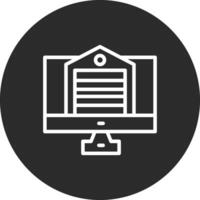 Online Warehouse Vector Icon