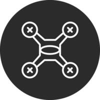 icono de vector de dron