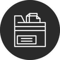 Folder with Files Vector Icon