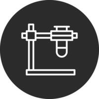 Test Tube Stand Vector Icon