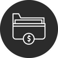 Money Folder Vector Icon