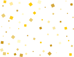 goud pleinen confetti png