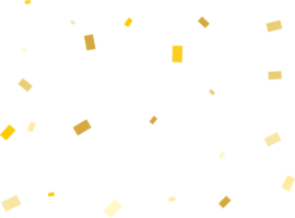 magi guld rektangulär konfetti png