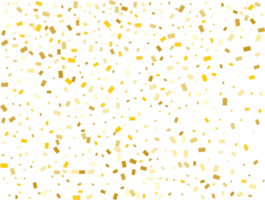 Gold Foil Rectangular Confetti png