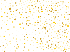 Golden Squares Confetti png