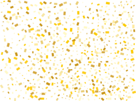 Gold Foil Rectangular Confetti png