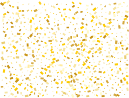 Gold Foil Rectangular Confetti png