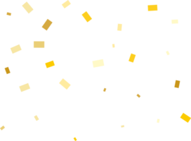 Magie Gold rechteckig Konfetti png