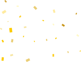 Magic Gold Rectangular Confetti png