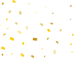 magi guld rektangulär konfetti png