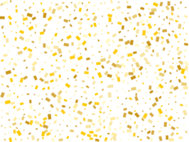 Gold Foil Rectangular Confetti png