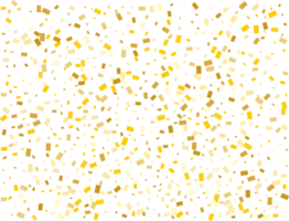 Gold Foil Rectangular Confetti png