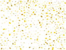 Gold Foil Rectangular Confetti png