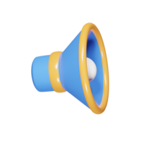 som ícone 3d render png