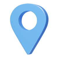 Location icon 3d render png