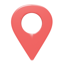 Location icon 3d render png