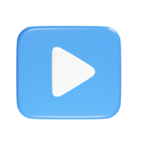 Video icon 3d render png