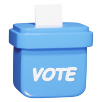 Vote icon 3d render png