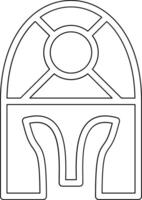 romano casco vector icono