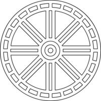 Wheel Vector Icon