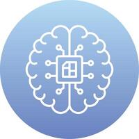 Artificial Intelligence Vector Icon