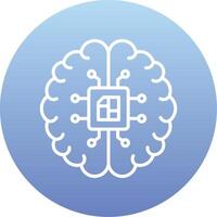 Artificial Intelligence Vector Icon