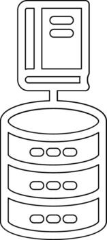 Study Database Vector Icon