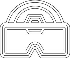 VR Glasses Vector Icon