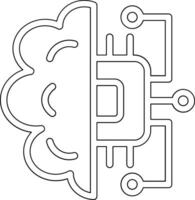 Machine Learning Vector Icon