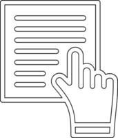 Study Hand Vector Icon