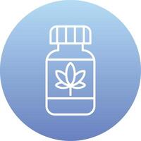 Cannabis oil Vector Icon