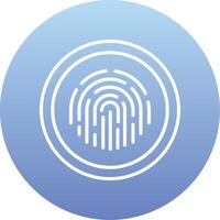 Fingerprint Vector Icon